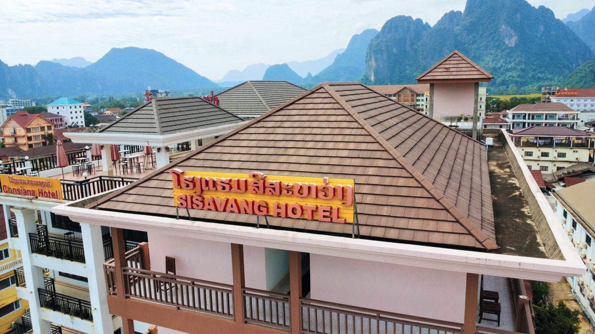ואנג ויינג Vangvieng Sisavang Mountain View Hotel מראה חיצוני תמונה